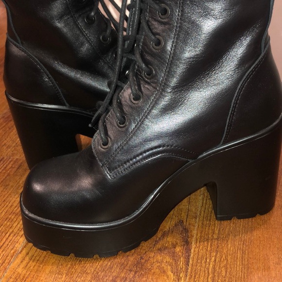 Leather Platform Boot (ROC Boots) - Picture 4 of 4